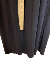 Load image into Gallery viewer, Vintage Hot Tempered Dress Womens Large Black Halter Plunge V-Neck Maxi USA Lady
