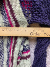 Load image into Gallery viewer, Gimmicks by BKE Cardigan Sweater Womens Medium Fringe Hooded Long Mesh Ladies
