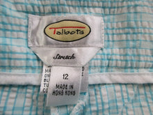 Load image into Gallery viewer, Talbots Pants Womens 12 (33x22) Stretch Flat Front Straight Leg Capri Spandex
