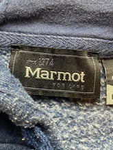Load image into Gallery viewer, Marmot Sweatshirt Adult Large Slate Blue Fleece Mountain Hoodie Outdoor Mens
