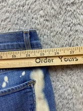 Load image into Gallery viewer, McGuire Anthropologie Jeans Womens (30x28) Blue Denim Whiskered Acid Wash USA
