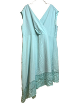 Load image into Gallery viewer, Christian Siriano for Lane Bryant Dress Womens 24 Asymmetrical Wrap Lace Paisley
