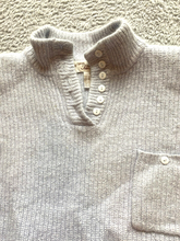 Load image into Gallery viewer, Norm Thompson Sweater Womens Large Silk Angora Lambswool Cowl Neck Outerwear
