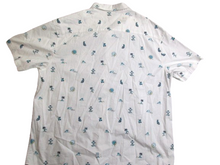 Load image into Gallery viewer, Ron Jon Surf Shop Shirt Adult 2XL White Hawaiian Tropical Surfer AOP Spandex Men
