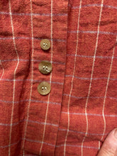 Load image into Gallery viewer, Roper Shirt Adult Extra Large Linen Blend Western Rodeo Flip Cuffs Contrast Mens
