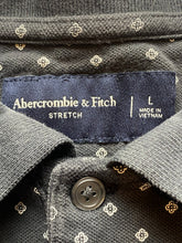 Load image into Gallery viewer, Abercrombie &amp; Fitch Shirt Adult Large Black Preppy Stretch Casual Golf Polo Mens
