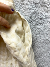 Load image into Gallery viewer, Anthropologie Comme Toi Skirt Womens Small (27x24) A-Line Midi Linen Pockets
