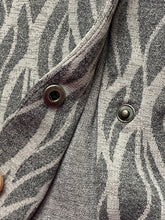 Load image into Gallery viewer, Easywear By Chicos Jacket Womens 3 Extra Large Gray Snaps Spandex Flutter Sleeve
