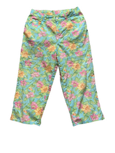 Load image into Gallery viewer, Lauren Ralph Lauren Pants Womens 10 30x20 Capri Allover Print Floral Stretch
