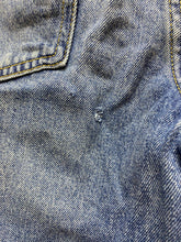 Load image into Gallery viewer, Zara Jeans Womens 02 (29x25.5) Blue Denim Sequin Rosette Applique Destroyed
