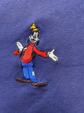 Load image into Gallery viewer, Goofy Shirt Adult Large Navy Henley Lined Plaid Thermal Grandpa Dad Disney Mens

