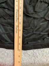 Load image into Gallery viewer, Scarlett Dakness Shirt Womens 2XL Black Sheer Lace Trim Renaissance Goth Nylon
