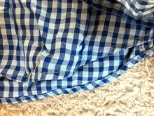 Load image into Gallery viewer, Nat Nast Shirt Adult Medium Blue Checkered Button Up Casual Luxury Original Mens
