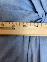 Load image into Gallery viewer, NERO Jeans Shirt Adult 2X Blue Button Up Mismatch Striped 2 Sided Casual Mens
