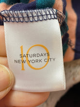 Load image into Gallery viewer, Saturdays New York City Sweater Medium Striped Crew Neck Outerwear Pullover Mens
