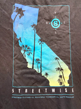 Load image into Gallery viewer, Streetwise Shirt Adult 3X Black California Palm Trees Streetwear Plus Mens
