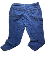 Load image into Gallery viewer, CPI Projections Jeans Womens 40x25 Blue Denim Ankle Slit Capri Tapered Ladies

