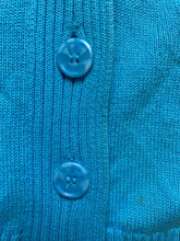 Load image into Gallery viewer, Pendleton Sweater Womens Small Blue Button Front Cardigan Woolen Mills Oversized
