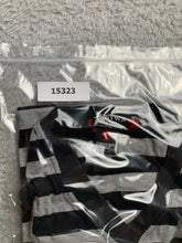 Load image into Gallery viewer, DWNTWN Express Shirt Adult Extra Large Black Y2K Stripe Patches Crest Lion Mens
