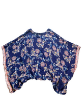 Load image into Gallery viewer, Angie Shawl Womens 3X Boho Hippie AOP Paisley Floral Poncho Kimono Plus Rayon
