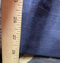 Load image into Gallery viewer, Wool Pants Adult 40x28 Navy Pleated Wool Straight Leg Casual Italy Dress Mens
