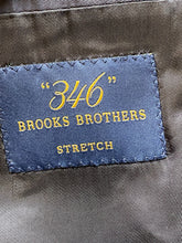 Load image into Gallery viewer, Brooks Brothers 346 Suit Coat Mens 45L Navy Blue Single Breasted Wool Viscose
