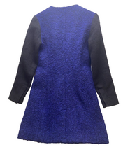 Load image into Gallery viewer, Armani Exchange Coat Women Extra Small Wool Alpaca Long Snap Front Ladies
