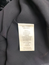 Load image into Gallery viewer, Max Studio Shirt Women Small Black AOP Floral Halter Boho Blouse Nylon Rayon NWT
