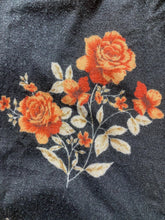 Load image into Gallery viewer, Torrid Dress Womens 3 Black Peach AOP Flower Sper Soft Plush Skater Flared Boho
