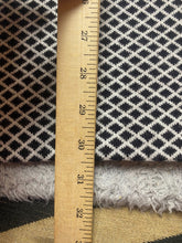 Load image into Gallery viewer, ZARA Knit Dress Womens Medium Black White Argyle Diamond Sheath Peasant Casual

