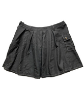 Load image into Gallery viewer, Hot Topic Skirt Womens Large (32&quot; Waist) Cargo Grommet Pleated Rayon Mini Grunge
