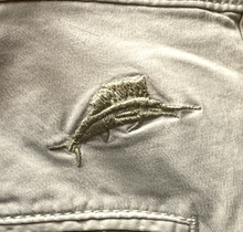 Load image into Gallery viewer, Tommy Bahama Pants Adult 42x30 Straight Leg Beige Spandex Marlin Fish Men
