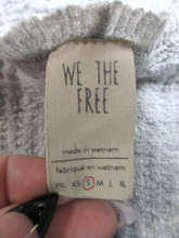 Load image into Gallery viewer, Free People Shirt Womens Small Oversized Waffle Knit Flowy Rayon Spandex Gray
