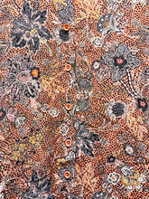 Load image into Gallery viewer, Ellos Dress Womens 5X Peach AOP Flower Boho Rayon Tiered Lagenlook Plus Maxi
