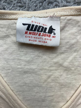 Load image into Gallery viewer, VTG Cheers Shirt Womens 2X Pale Peach Single Stitch Wolf &amp; Sons USA 80s Plus
