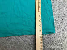 Load image into Gallery viewer, VTG Peanuts Shirt Womens Large Teal Green Lucy Charlie Brown Burned Calories 80s

