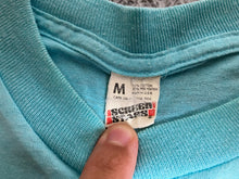 Load image into Gallery viewer, VTG Fishfry Cat Fish Races Shirt Womens Medium Light Blue Single Stitch 80s Lady
