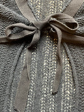Load image into Gallery viewer, Free People Sweater Womens Medium Black Oversized Boxy Belted Cardigan Nylon
