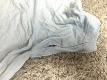 Load image into Gallery viewer, Sublime Shirt Womens Large/XL Light Blue Cropped Lovin' Is What I Got Oversized

