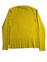 Load image into Gallery viewer, J Crew Sweater Junior Medium Mustard Wool Nylon Stretch Outerwear Pullover Girls
