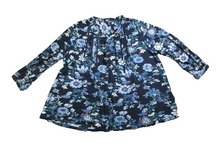 Load image into Gallery viewer, Lucky Brand Shirt Womens Large Boho Linen Viscose Blouse Allover Print Floral
