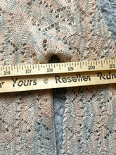 Load image into Gallery viewer, Soft Surroundings Sweater Womens Medium Peach Gray Open Knit Acrylic Nylon Lady
