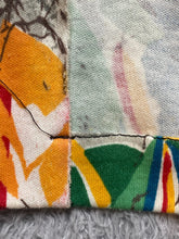 Load image into Gallery viewer, Zebra Shirt Adult Large Multicolor Button Up Flower AOP Hawaiian Handmade Mens
