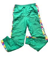 Load image into Gallery viewer, VTG Duffel Pants Women Small (31x29.5) Kelly Green  Jogger Active Fruit
