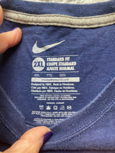 Load image into Gallery viewer, Nike Shirt Adult 2XL Navy Blue Unfair Swoosh Logo Standard Fit Activewear Mens
