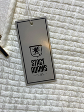 Load image into Gallery viewer, Stacy Adams Sweater Adult 3X Ivory 1/4 Zip Mock Neck Elbow Patch Style Mens NWT

