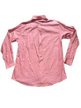 Load image into Gallery viewer, Tommy Hilfiger Shirt Adult Medium 15.5 Red White Stripes Button Up Dress Mens
