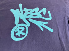 Load image into Gallery viewer, Vintage WeSC Shirt Adult Large Blue Single Stitch Script Logo Streetwear Y2K Men

