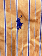 Load image into Gallery viewer, Ralph Lauren Shirt Adult Extra Large Striped Classic Fit Blue Pony Button Up Men
