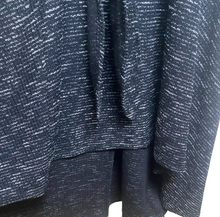 Load image into Gallery viewer, Lane Bryant Dress Womens 18/20 Black Hi Low Textured Fit Flare Rayon Lagenlook
